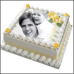 "Photo Cake to Dad - code 02 - Click here to View more details about this Product
